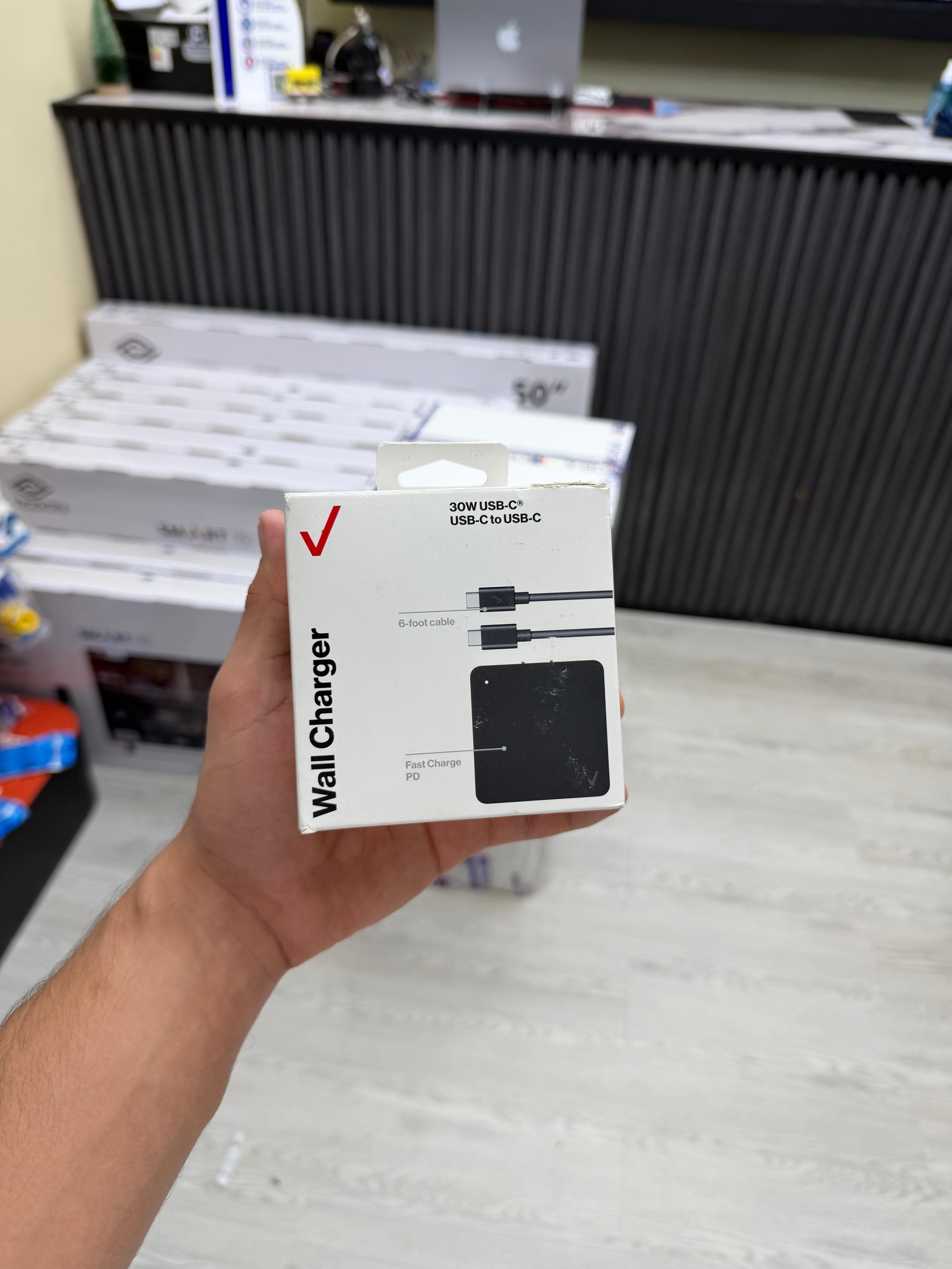 VERIZON COMBO CARGADOR COMPLETO VERIZON TIPO C A TIPOC ORIGINAL 30W